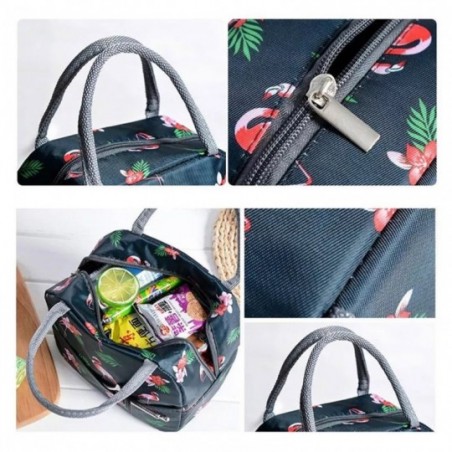 Bolsa Feminina De Mão Térmica Marmita Viagem Estampada