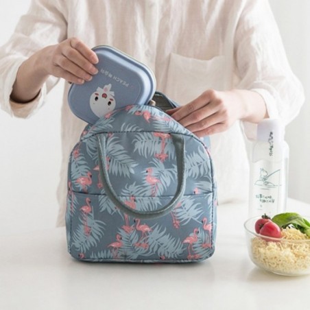 Bolsa Feminina De Mão Térmica Marmita Viagem Estampada