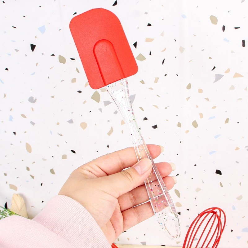 Kit Confeitaria Espátula Silicone + Pincel + Fouet Wellmix