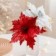 Pick Natalino Flor Decorativa Glitter 25 Cm Natal Atacado