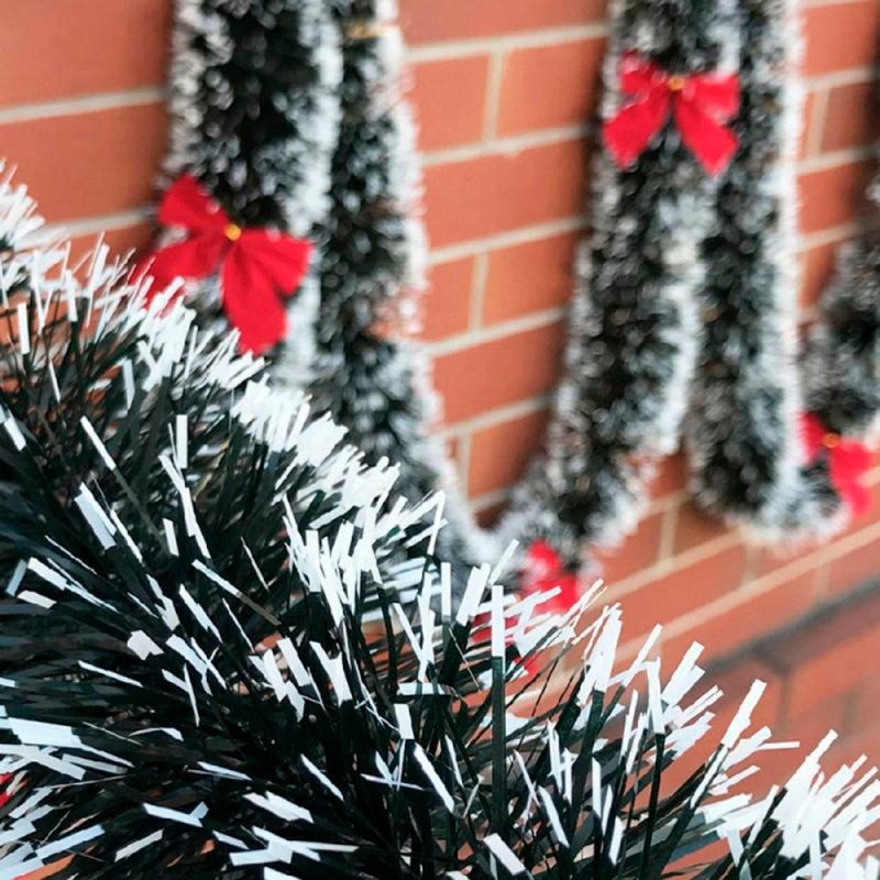 Enfeite Festão Verde Escuro Árvore Natal 2 Metros Atacado