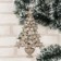 Enfeite Pinha Com Glitter 15 Cm Árvore De Natal No Atacado