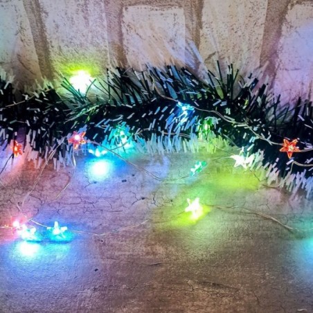 Pisca Pisca Led Formato Lâmpada Estrela Colorido 2M À Pilha