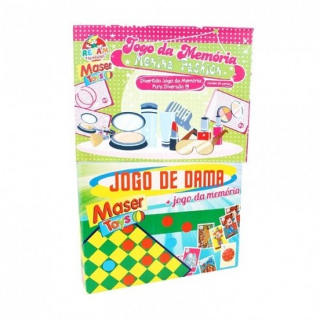 Kit Diversão 2 Jogos Infantis Ludo + Jogo Da Memória