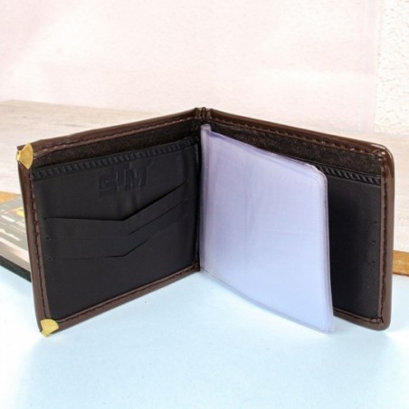 Carteira Masculina Sem Fecho Tressê Porta Documentos Cartões