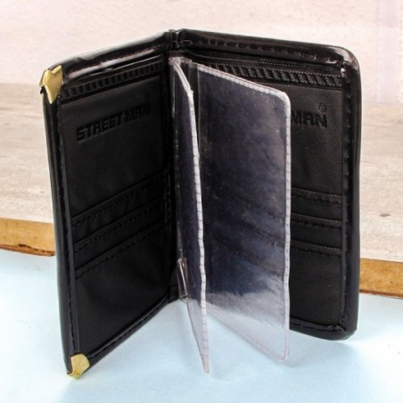 Carteira Masculina Mini Slim Com Porta CNH Externo