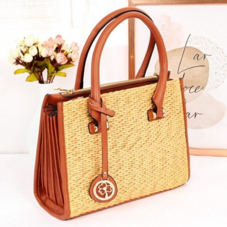Bolsa Feminina Baú Alça Mão Lateral Sanfonada