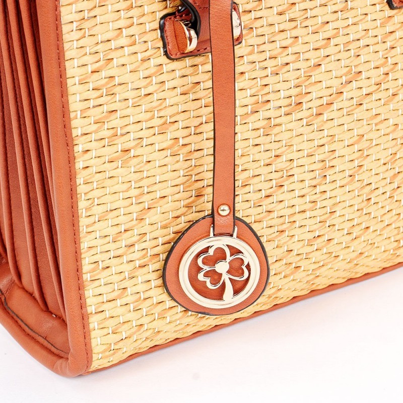Bolsa Feminina Baú Alça Mão Lateral Sanfonada