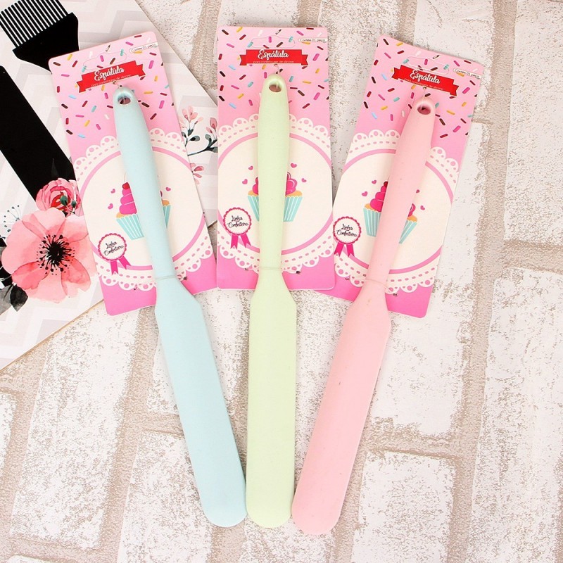 Espátula Doces Bolo Confeiteiro De Silicone 24 cm