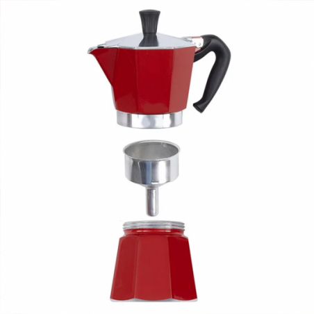 Cafeteira Italiana Moka De Alumínio 200Ml Amarelo Wellmix