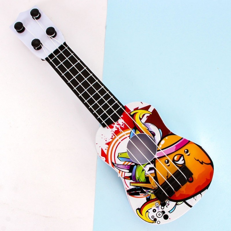 Cavaquinho Violão Brinquedo Infantil C/ Cordas 24 Cm