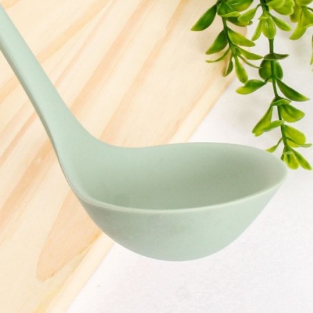 Concha De Silicone Inteiriço Cabo Resistente Verde 28 Cm