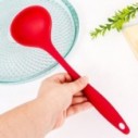 Concha De Silicone Inteiriço Cabo Resistente Vermelha 28 Cm