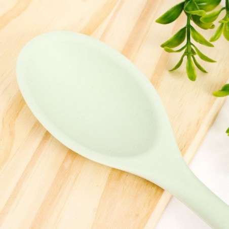 Colherão De Arroz Silicone Com Cabo Verde 28 Cm