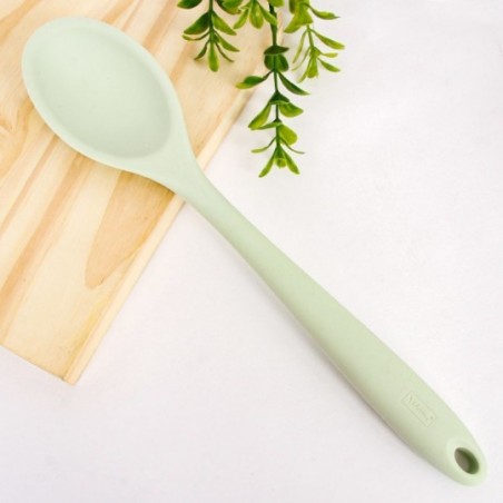 Colherão De Arroz Silicone Com Cabo Verde 28 Cm