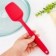 Espátula Cozinha Multiuso Silicone Inteiriço Vermelho 28 Cm