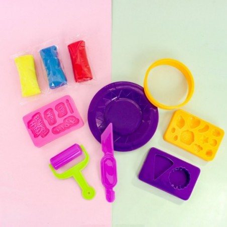 Kit Infantil Massinha De Modelar C/ 10 Peças Pica Pau 30g