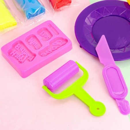Kit Infantil Massinha De Modelar C/ 10 Peças Pica Pau 30g