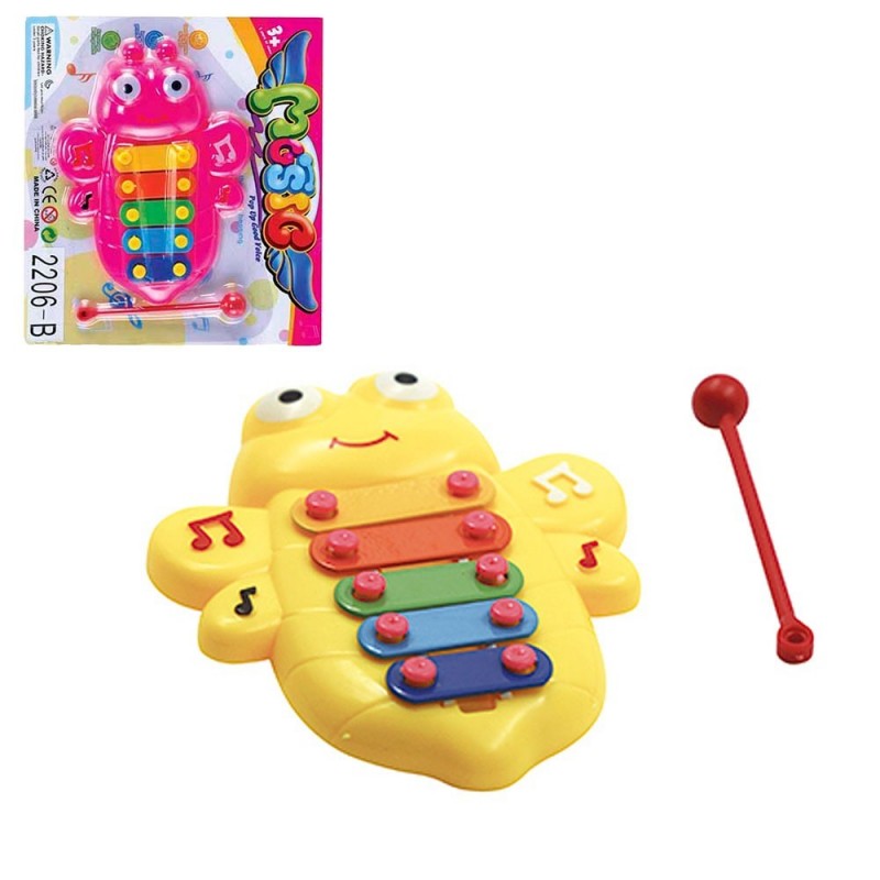 Xilofone Musical Brinquedo Infantil Colorido Pica Pau