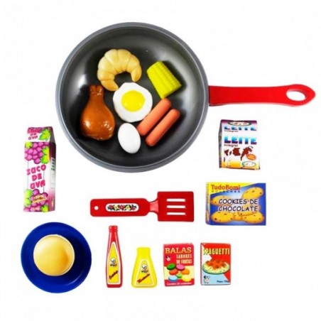 Frigideira Gourmet Infantil Com 18 Acessórios Pica Pau