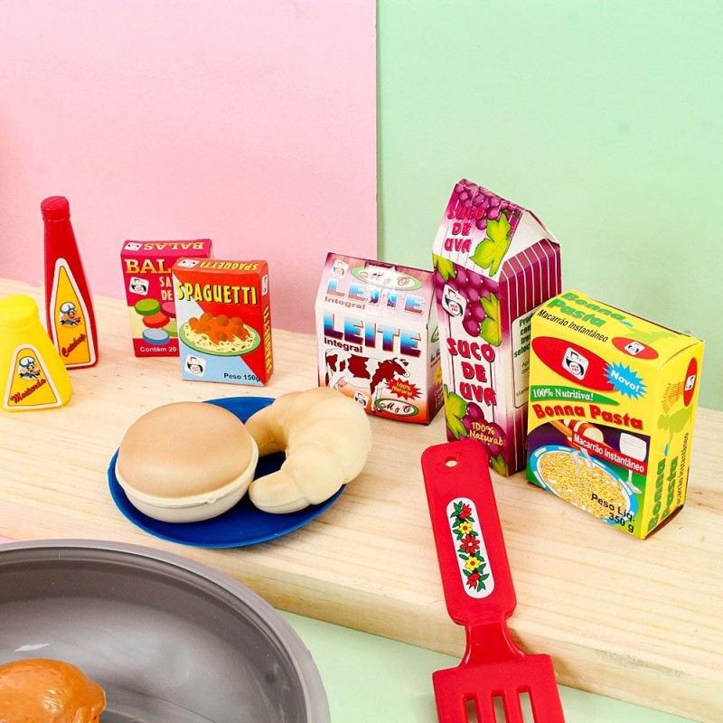 Frigideira Gourmet Infantil Com 18 Acessórios Pica Pau