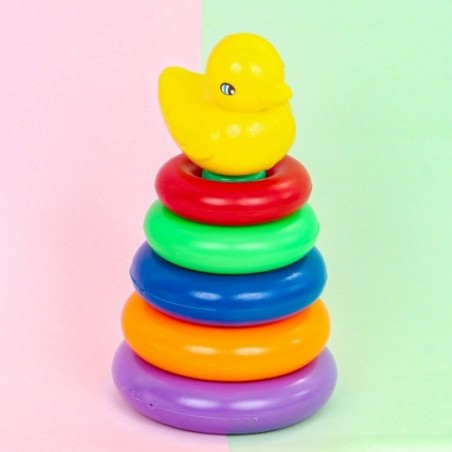 Meu Patinho Didático Argolas Jogo Educativo - Pica Pau