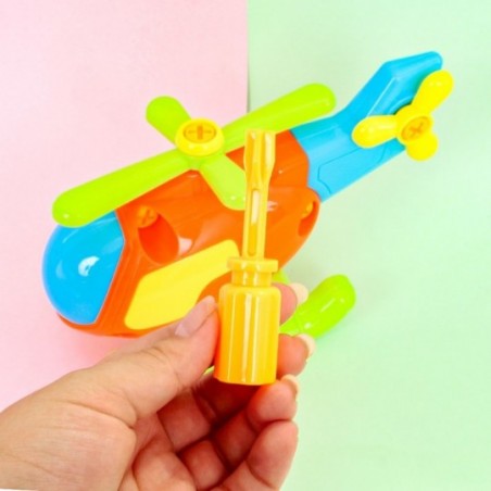 Brinquedo Helicóptero Infantil Monta Desmonta - Pica Pau