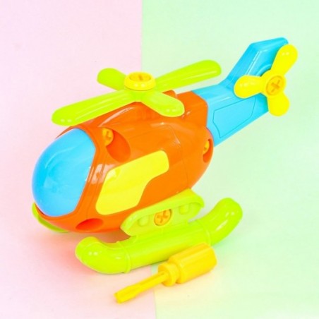 Brinquedo Helicóptero Infantil Monta Desmonta - Pica Pau
