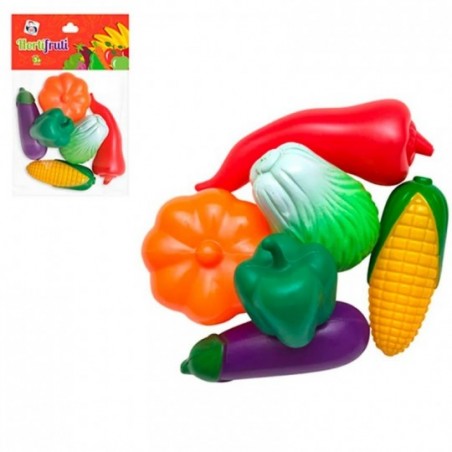 Kit Legumes Brinquedo Infantil Coloridos 6 Peças - Pica Pau