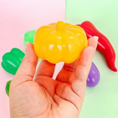 Kit Legumes Brinquedo Infantil Coloridos 6 Peças - Pica Pau