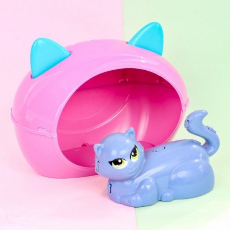 Kit Gatinho Pet C/ Casinha Brinquedo Infantil Zuca Toys