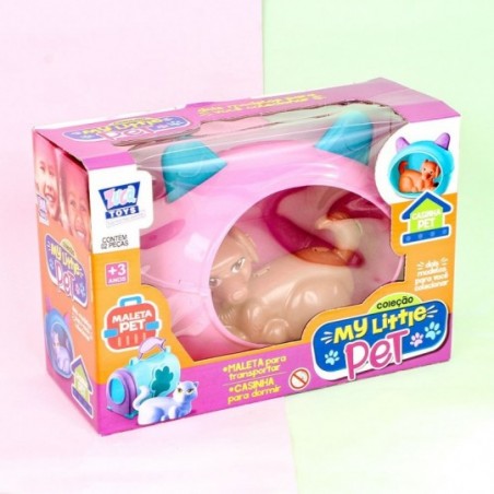 Kit Cachorrinho Pet C/ Casinha Brinquedo Infantil Zuca Toys