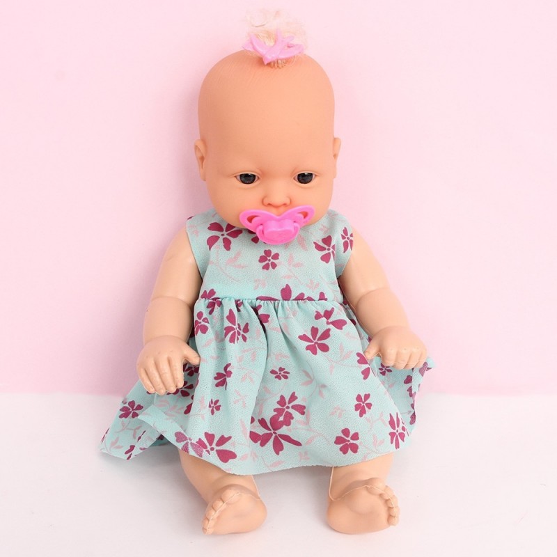 Boneca Infantil Bebê Bibita Baby C/ Chupeta Nova Toys