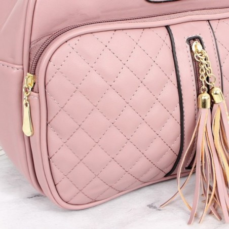Bolsa De Mão Luxo Feminina Em Matelassê Com Tassel