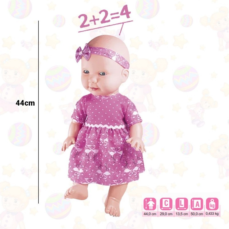 Boneca Infantil Baby Nice Educadora Fala 72 Frases Nova Toys