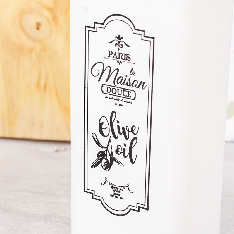 Porta Vinagre Azeite Galheteiro Vidro Decorado C/ Bico 250ML