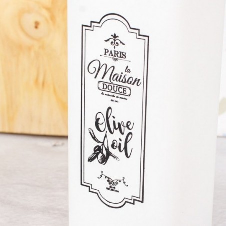 Porta Vinagre Azeite Galheteiro Vidro Decorado C/ Bico 250ML