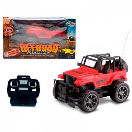 Carrinho De Controle Remoto Possante 7 Funções 1:24 Off Road