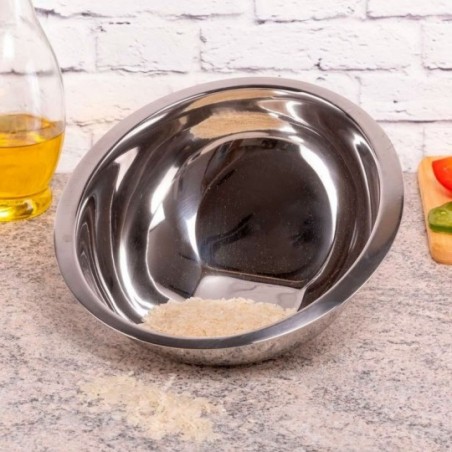 Cesto Escorredor De Arroz Aço Inox 26 Cm Wellmix Atacado