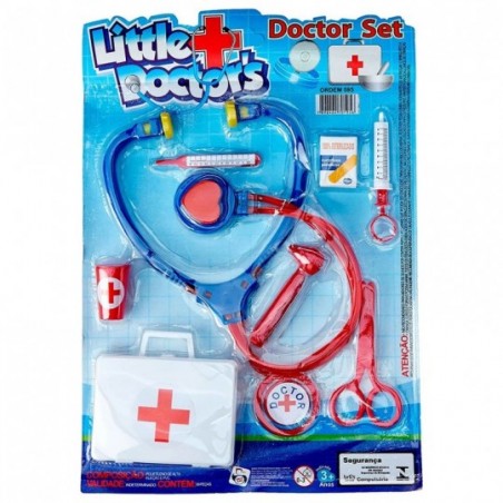 Kit Médico Infantil Meninos Com 9 Peças