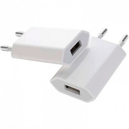 Fonte Tomada Branco Carregador Entrada USB 5.3V 2.0A
