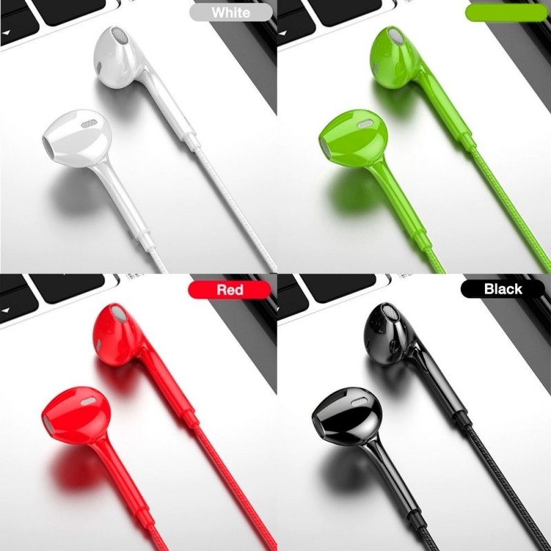 Fone De Ouvido Com Microfone Intra-Auricular Earphone 3.5mm