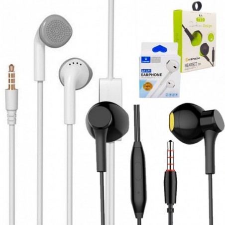 Fone De Ouvido Com Microfone Intra-Auricular Earphone 3.5mm