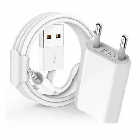 Kit Carregador Turbo Completo P/ iPhone IOS 100-240V