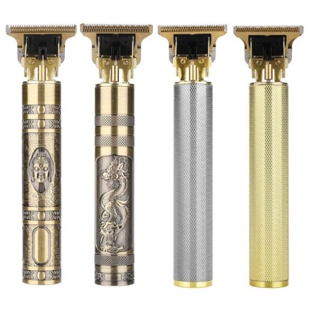 Máquina Barbeador Masculino Cabelo 4 Pentes - Golden Edition