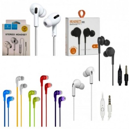 Fone De Ouvido C/ Microfone Intra-Auricular Earphone 3.5mm