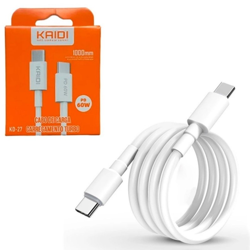 Cabo Carregamento Dados USB Tipo C Turbo 1M No Atacado