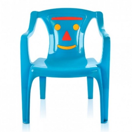 Cadeira Banqueta Poltrona Infantil Azul Meninos Arqplast