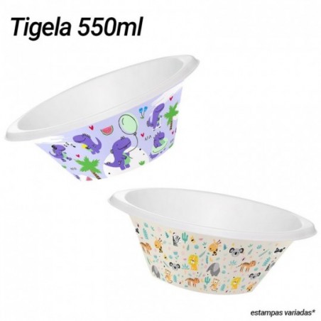Tigela Bowl Infantil Plástico Estampada 550ml Jaguar