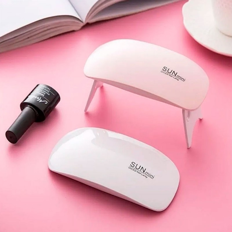 Mini Cabine Secador De Unha Com Luz De Led UV Portátil
